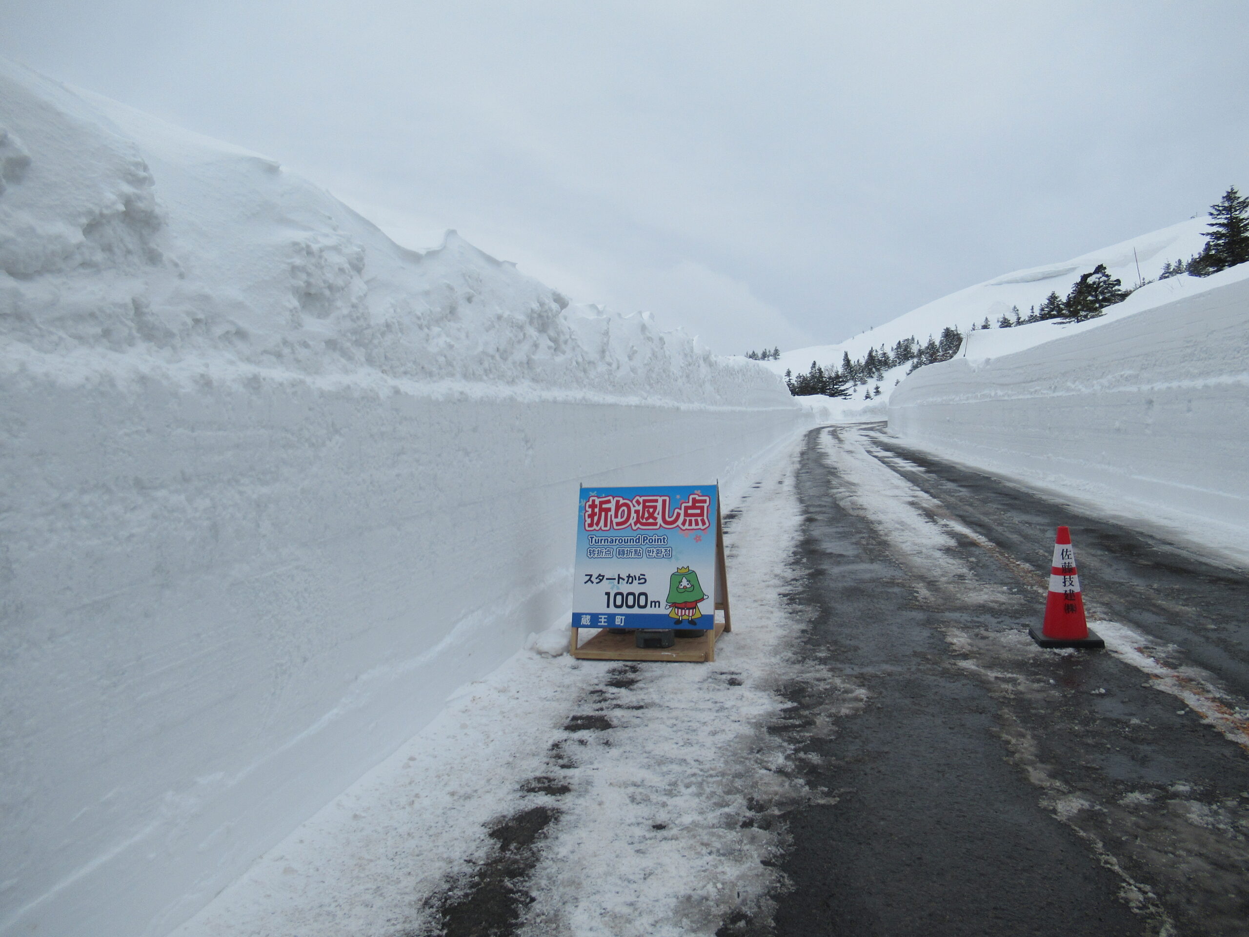 【伊達なバス旅・県制150周年記念ツアー】蔵王エコーライン雪の壁ウォークと船岡城址公園散策